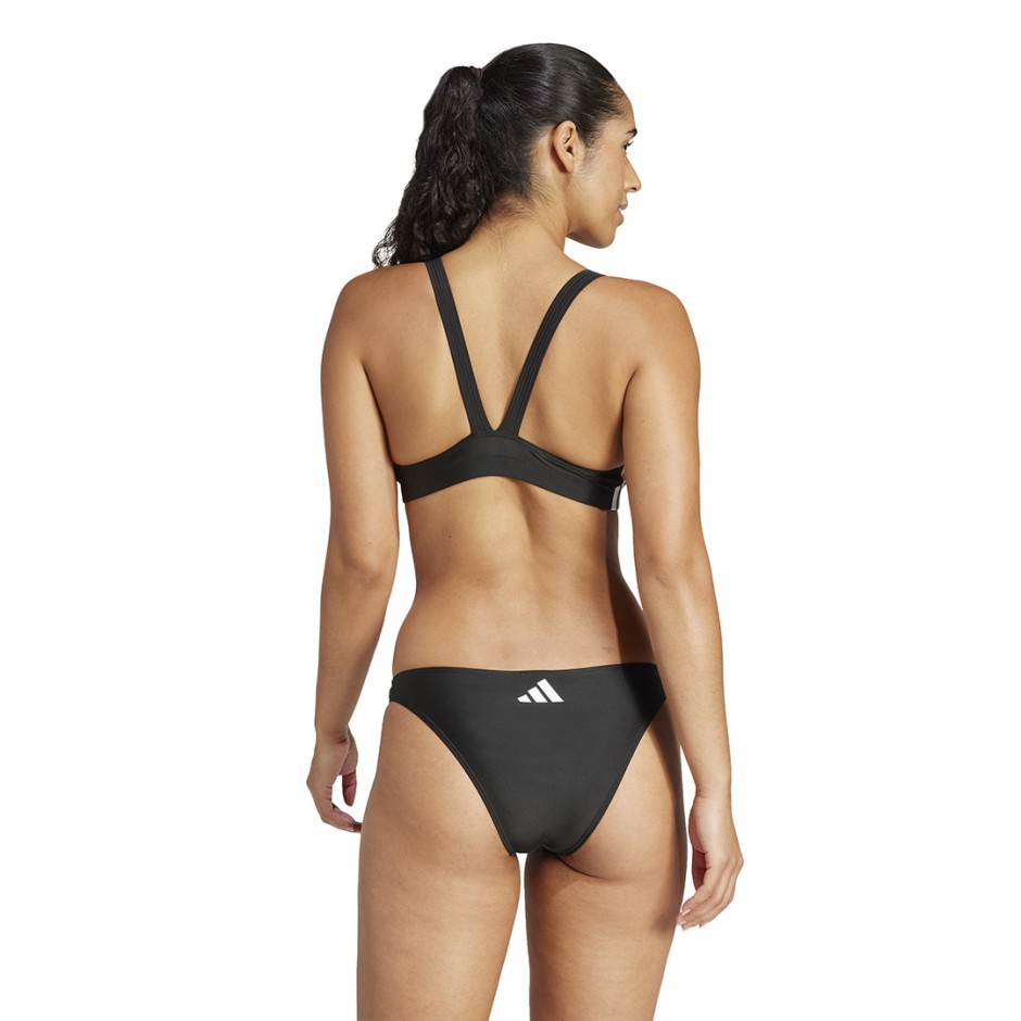 Γυναικείο Μαγιό Μπικίνι Μαύρο - adidas Performance 3-Stripes V-Back