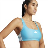 Γυναικείο Μαγιό Μπικίνι Μπλε - adidas Performance 3-Stripes V-Back Εικόνα 3