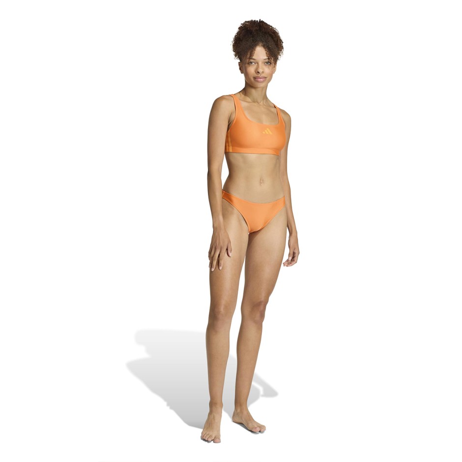 Γυναικείο Μαγιό Μπικίνι Πορτοκαλί - adidas Performance 3-Stripes V-back