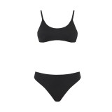 FUNKY BUDDHA ΒΙΚΙΝΙ ΒΟΤΤΟΜ FBL009-117-16B-BLACK Black Image 0