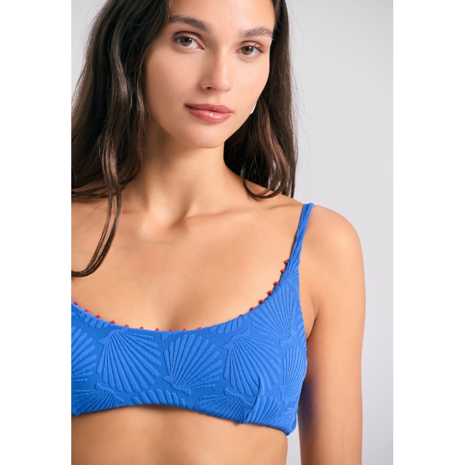 FUNKY BUDDHA TOP FBL011-108-16T-ELECTRIC INDIGO Ρουά