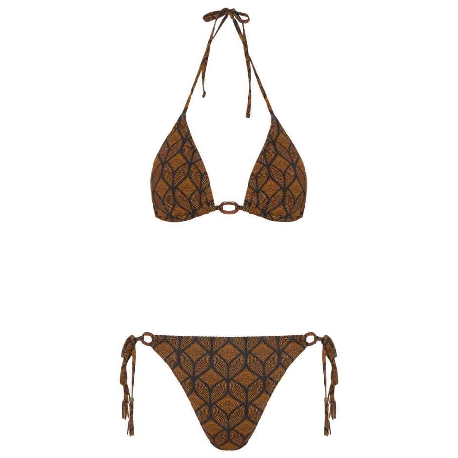 Γυναικείο Μαγιό Μπικίνι Μαύρο - Funky Buddha Bottoms