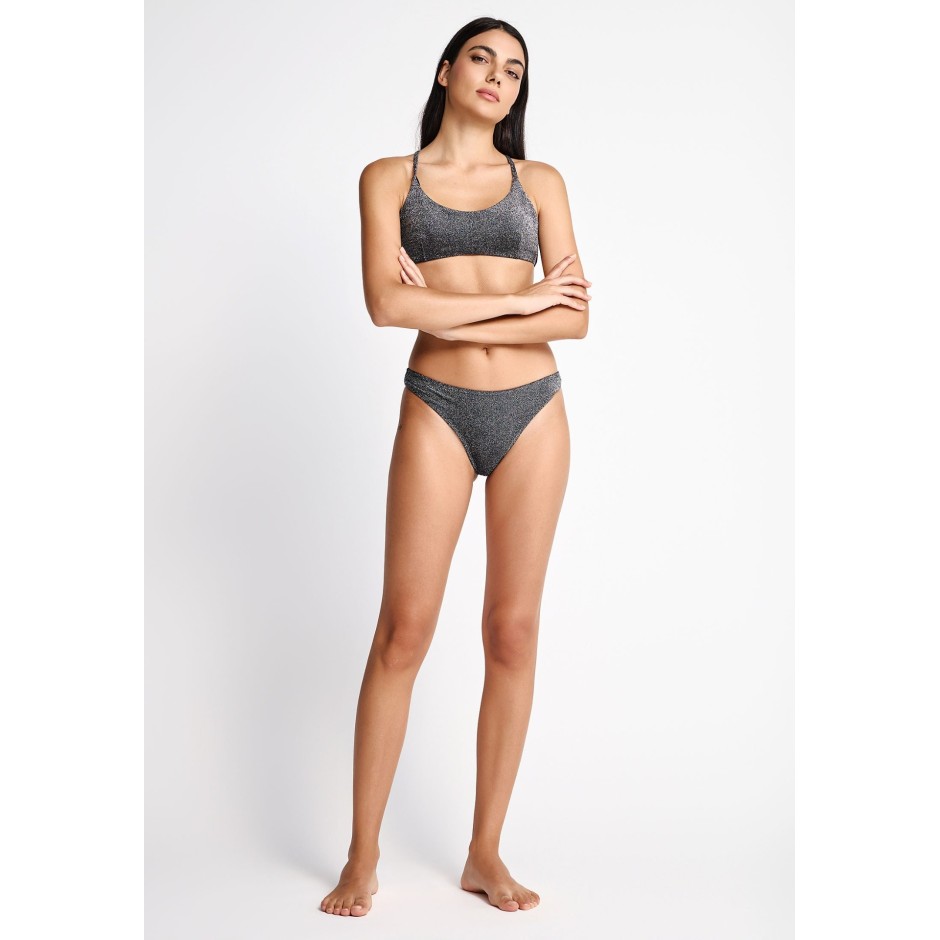 FUNKY BUDDHA BIKINI BOTTOM FBL013-107-16B-SILVER Grey