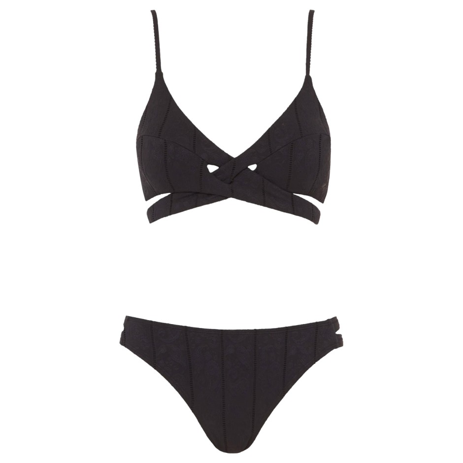 Γυναικείο Μαγιό Μπικίνι Μαύρο - Funky Buddha Top