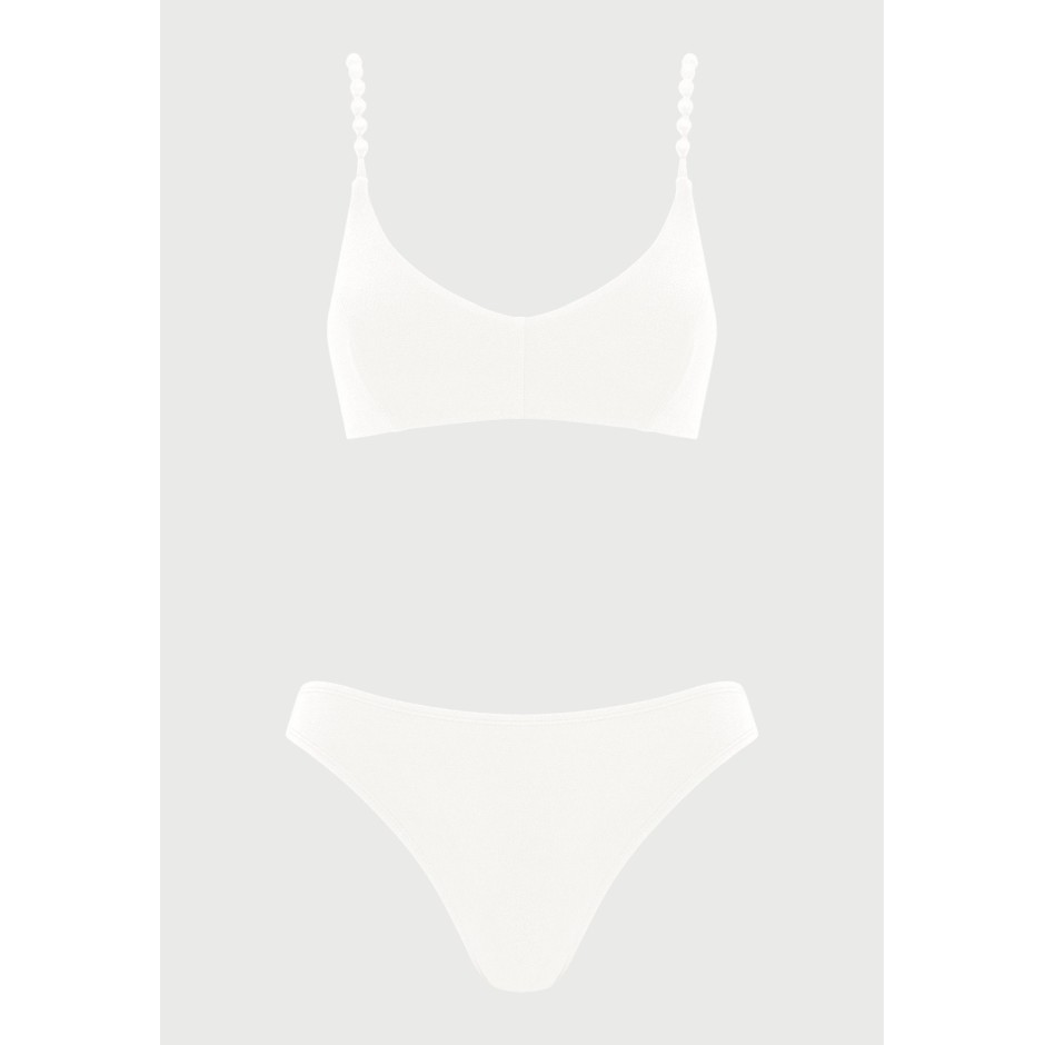 FUNKY BUDDHA BIKINI BOTTOM FBL013-121-16B-WHITE White