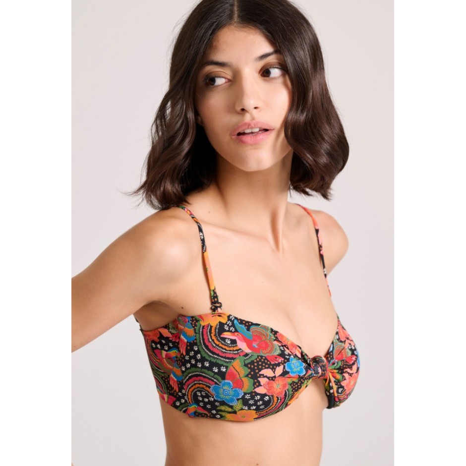 FUNKY BUDDHA TOP FBL009-107-16T-BLACK Black