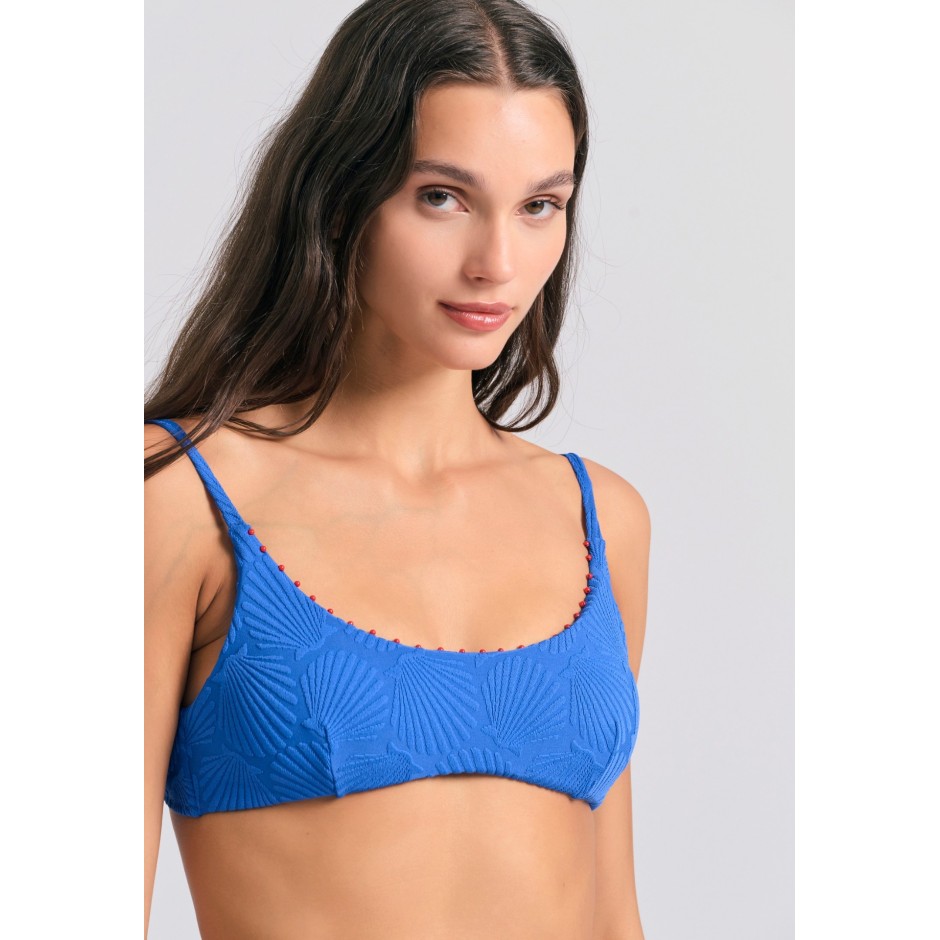 FUNKY BUDDHA TOP FBL011-108-16T-ELECTRIC INDIGO Ρουά