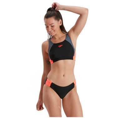 SPEEDO COLOURBLOCK SPLICE 2PC 13476-G723W Μαύρο