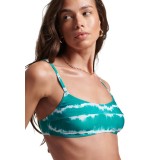 SUPERDRY D2 SDCD CODE TIE DYE BIKINI TOP W3010368A-8QF Turquoise Image 