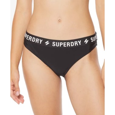 SUPERDRY SDCD CODE ELASTIC BIKINI BRIEF W3010278A-02A Μαύρο