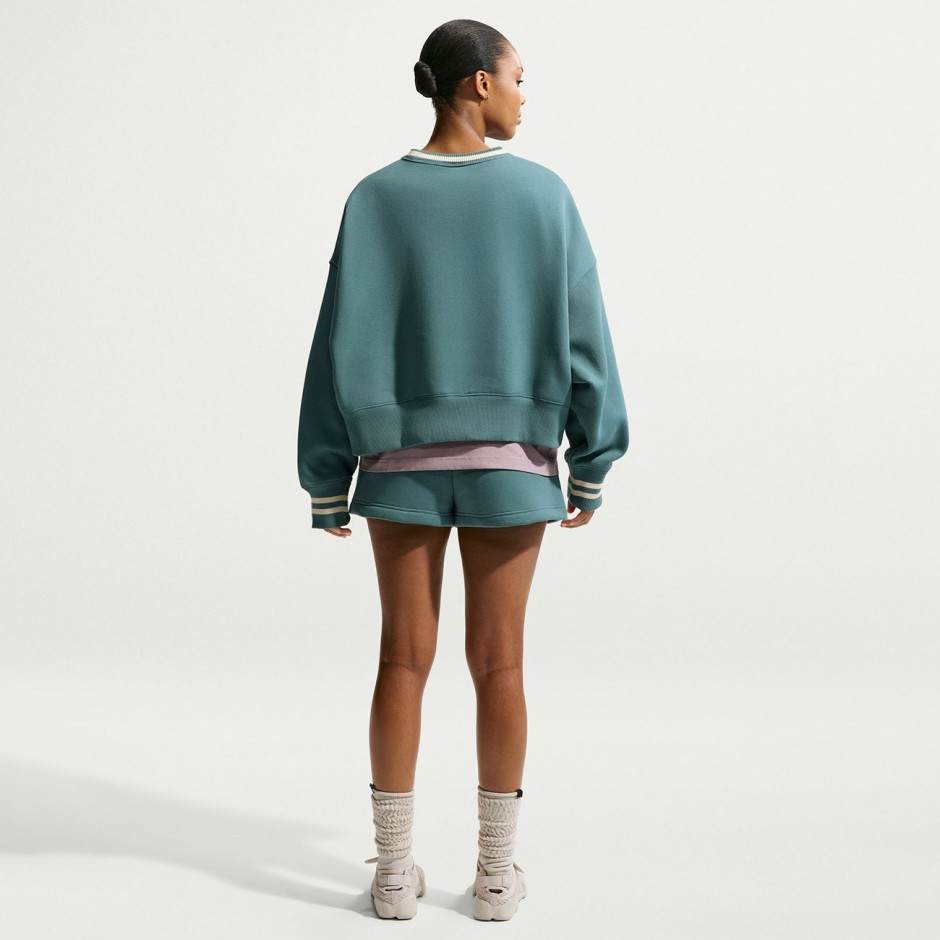 Γυναικείο Σορτς Πετρόλ - Nike Sportswear Phoenix Fleece