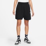 NIKE SPORTSWEAR WOMEN'S HIGH-RISE FLEECE DANCE SHORTS DV0334-010 Black Image 