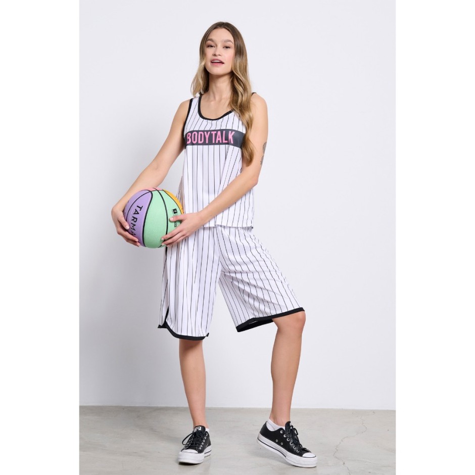 Bodytalk Λευκό - Γυναικεία Βερμούδα 