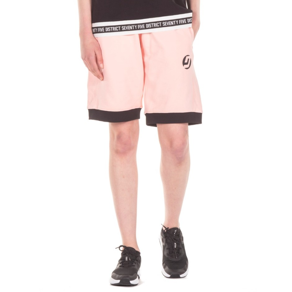 DISTRICT75 WOMEN'S LONG-SHORTS 122WVE-269-0P8 Pink
