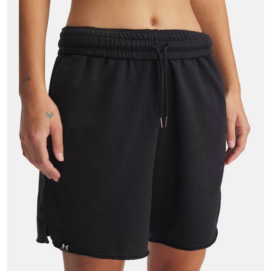 Γυναικεία Βερμούδα Μαύρη - Under Armour Icon Terry Long