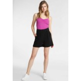 FUNKY BUDDHA HIGH RISE SHORTS FBL110-03119-BLACK Μαύρο Εικόνα 2