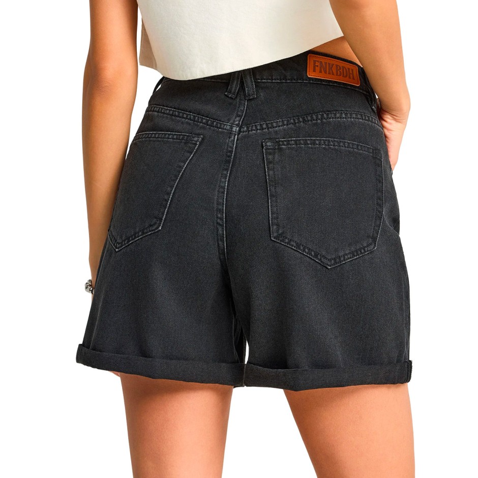 Γυναικείο Τζιν Σορτς Μαύρο - Funky Buddha