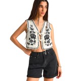 Γυναικείο Τζιν Σορτς Μαύρο - Funky Buddha Εικόνα 