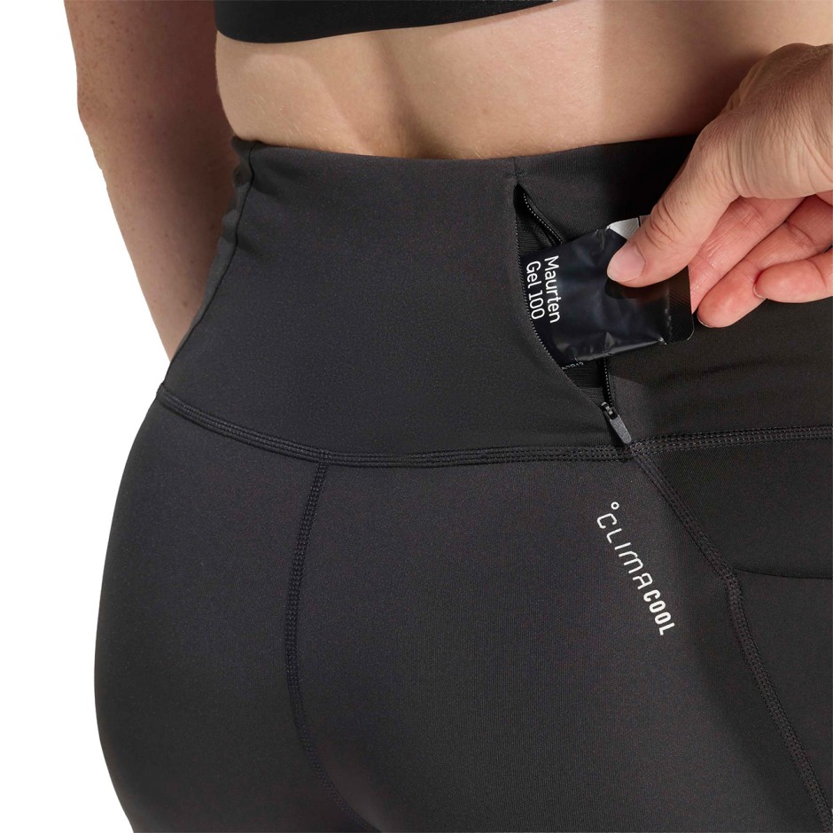 Women's Running Leggings Black - adidas Performance adi365 Climacool