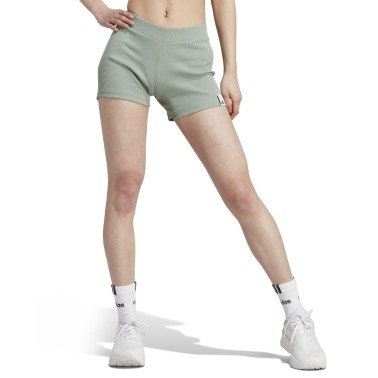 adidas Sportswear W LOUNGE RIB SHORTS Πράσινο