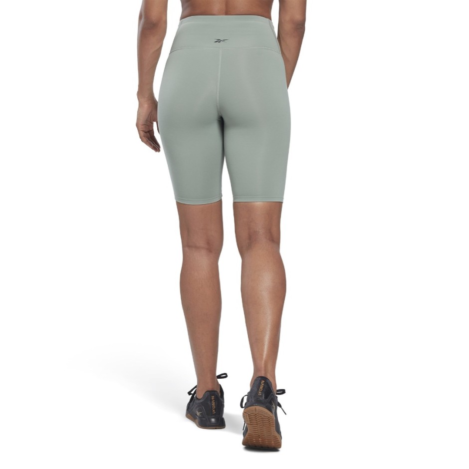 Reebok Sport LUX HIGH-RISE BIKE SHORTS Πράσινο