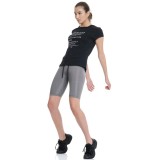 BODYTALK BDTKW HIGH WAIST CYCLIST LEGGINGS 2/4 1211-909014-00726 Silver Image 1