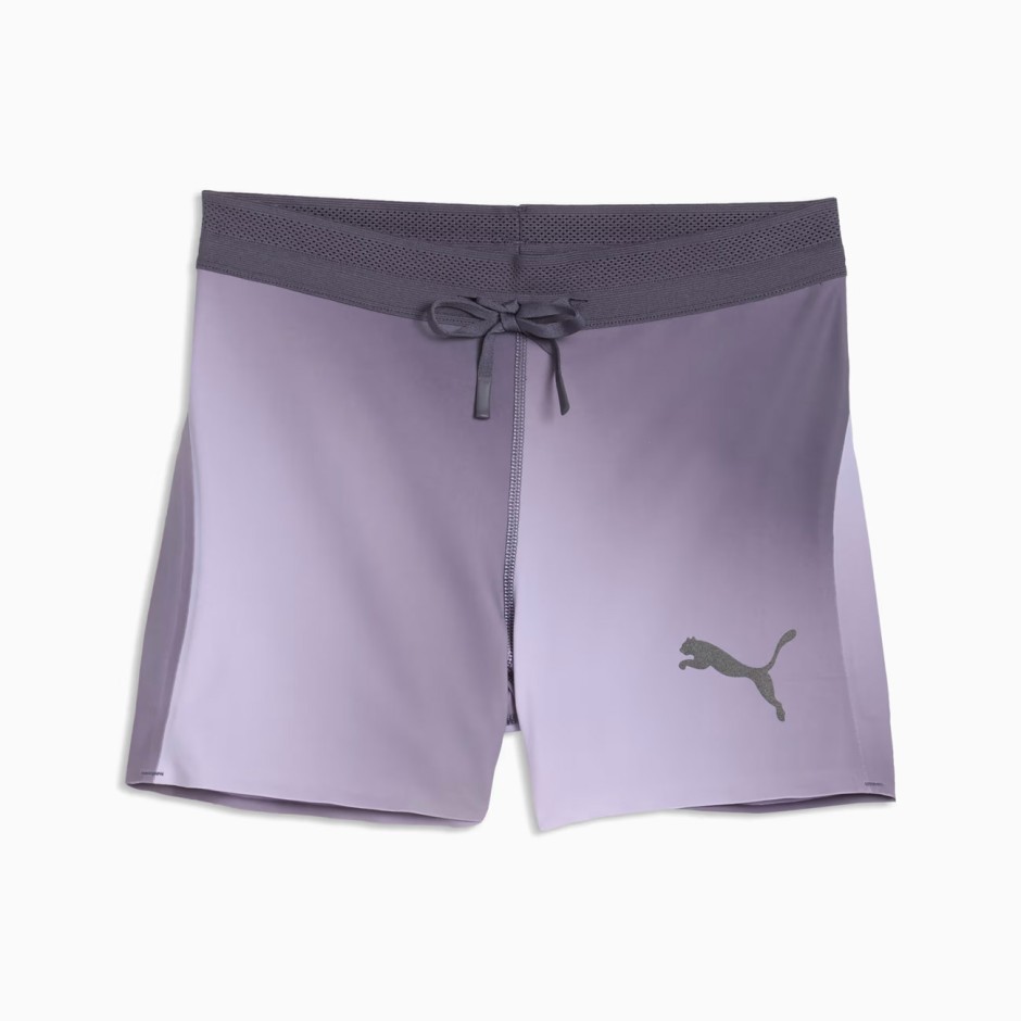 Γυναικείο Κολάν Για Τρέξιμο Μωβ - PUMA Lightspeed Printed 3"