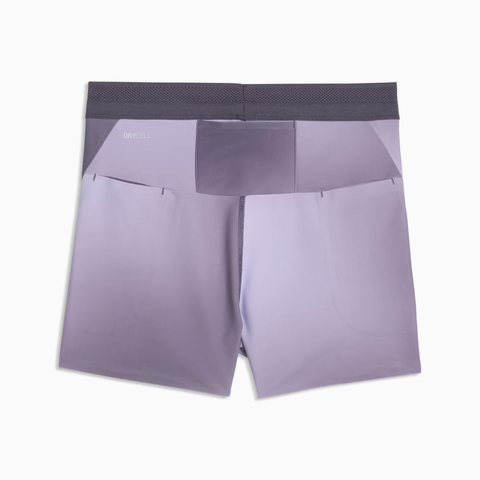 Γυναικείο Κολάν Για Τρέξιμο Μωβ - PUMA Lightspeed Printed 3"