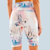 BE:NATION PRINTED BIKER LEGGINGS 01112305-2A Εκρού Εικόνα 0