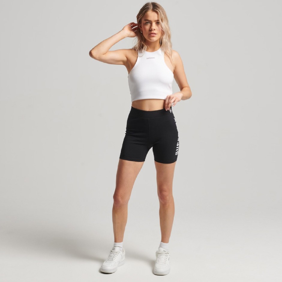 SUPERDRY D1 SDCD CODE CORE SPORT CYCLE SHORT W7110328A-UA3 Black