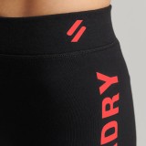 SUPERDRY CODE CORE SPORT CYCLE SHORTS Μαύρο 