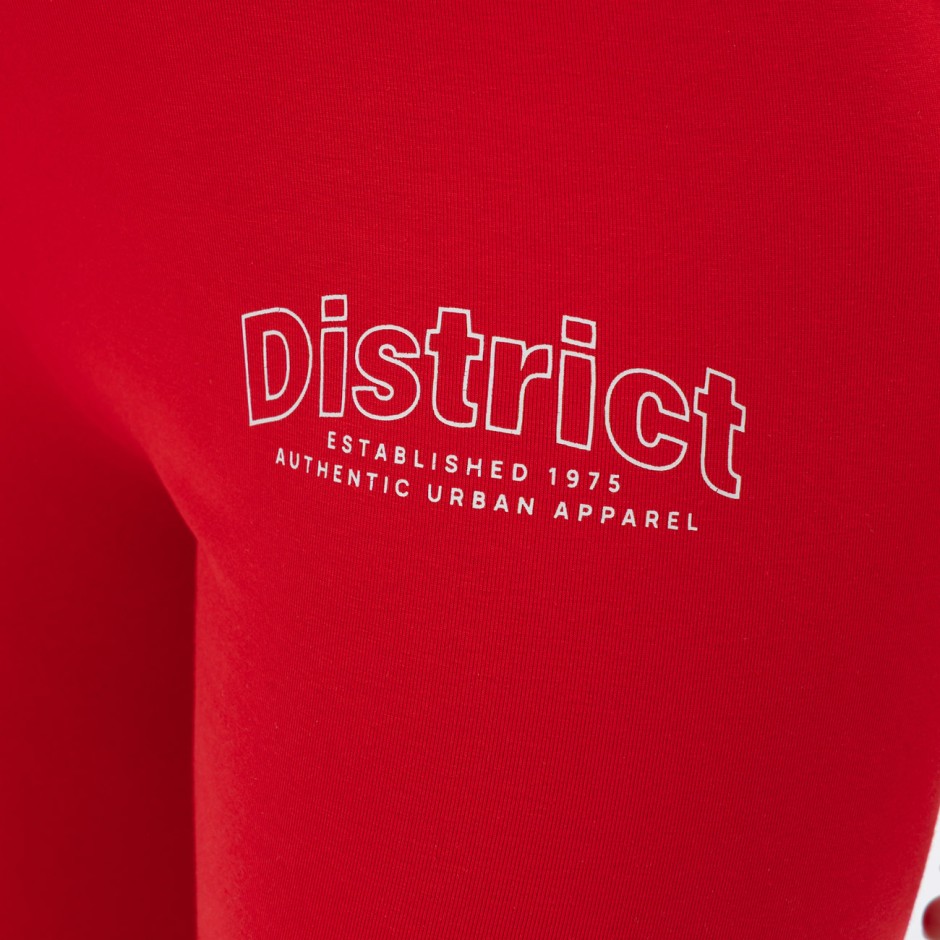 Γυναικείο Ποδηλατικό Κολάν Κόκκινο - District75 