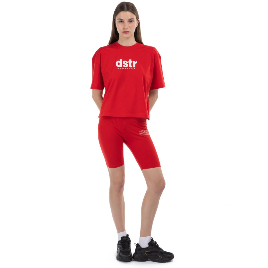 Γυναικείο Ποδηλατικό Κολάν Κόκκινο - District75 