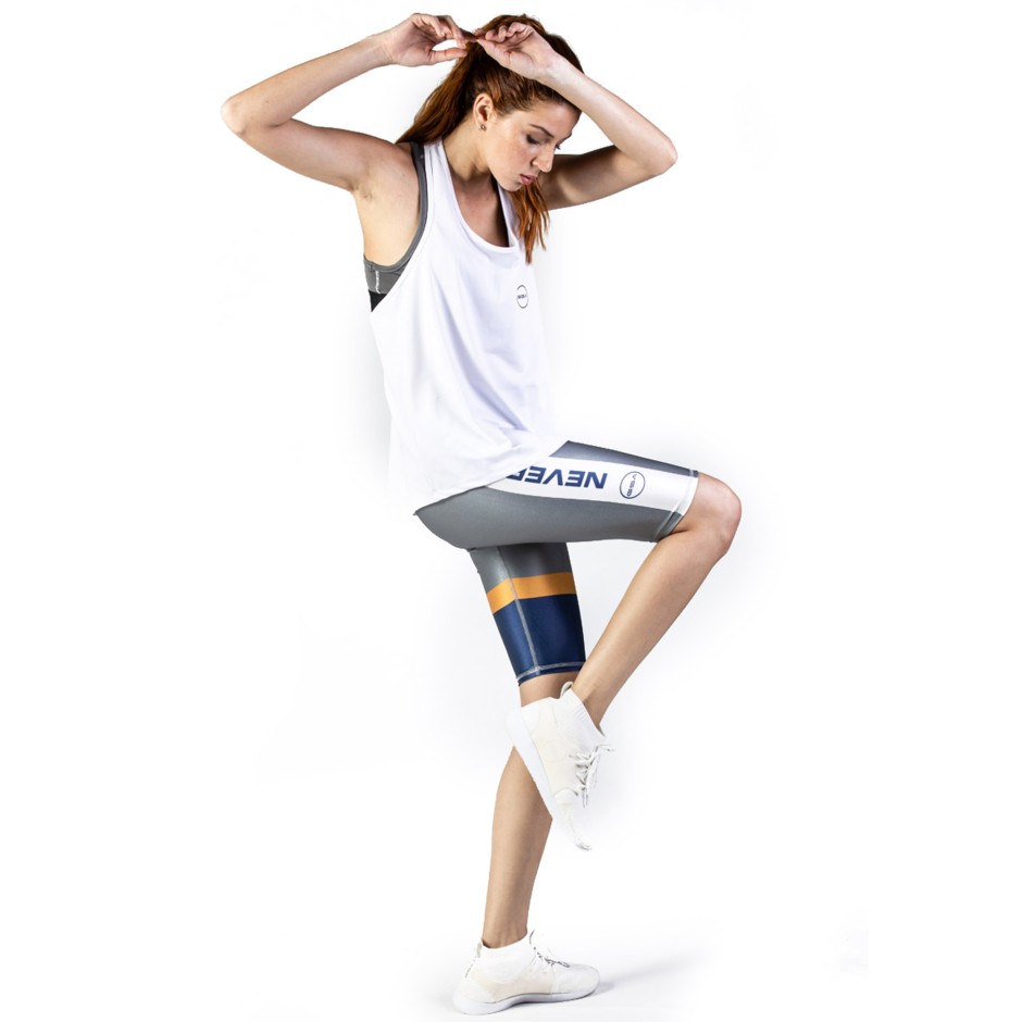 GSA HYDRO + GLOW BIKER LEGGING PRINTED 17-2004-TYPE E Γκρί