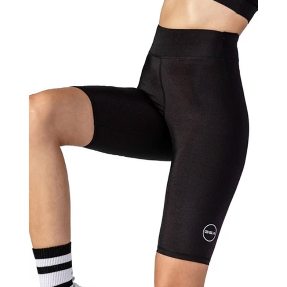 GSA UP & FIT GLOW BIKER 1722002-JET BLACK Black