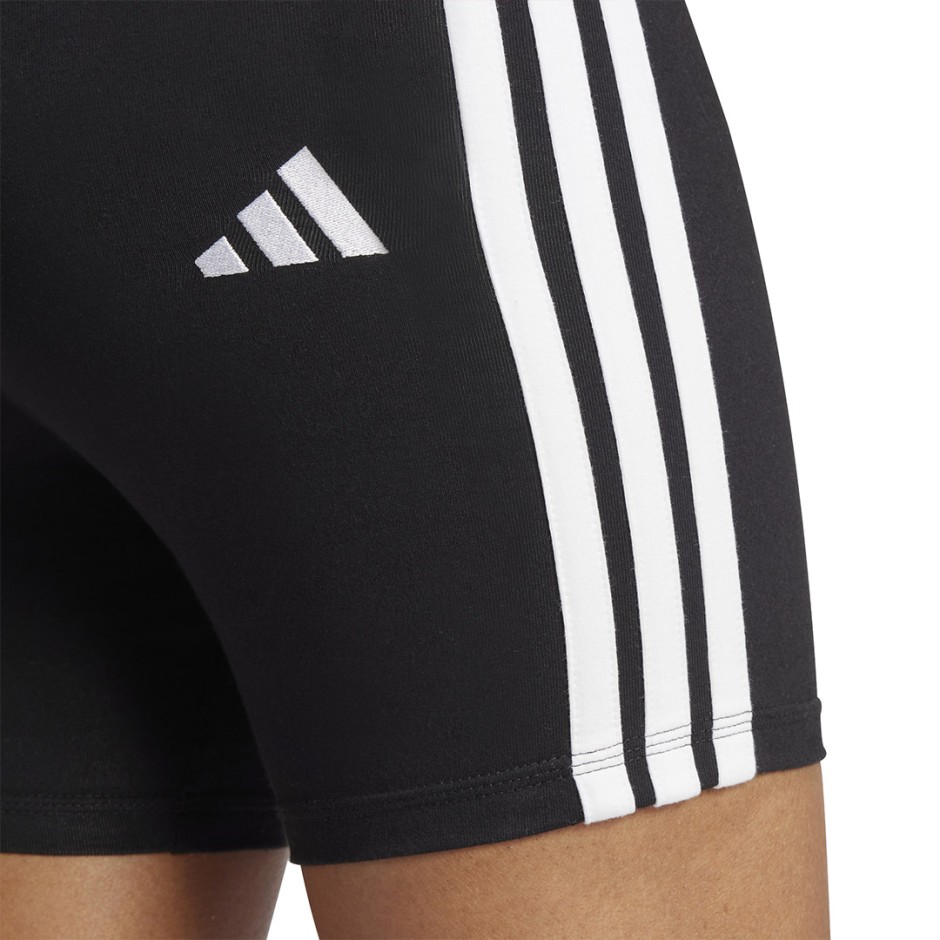 Γυναικείο Ποδηλατικό Κολάν Μαύρο - adidas Sportswear Essentials 3-Stripes