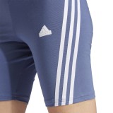 Γυναικείο Ποδηλατικό Κολάν Μπλε - adidas Sportswear Future Icons 3-Stripes Εικόνα 3