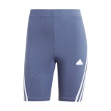 Γυναικείο Ποδηλατικό Κολάν Μπλε - adidas Sportswear Future Icons 3-Stripes Εικόνα 4