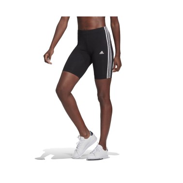 Γυναικείο Ποδηλατικό Κολάν Μαύρο - adidas Sportswear Essentials 3-Stripes