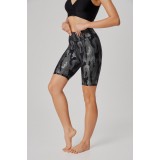 BAYA BIKER LEGGING CAMO PRINT 45672B-BLACK Black Image 0