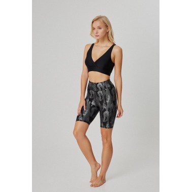 BAYA BIKER LEGGING CAMO PRINT 45672B-BLACK Black
