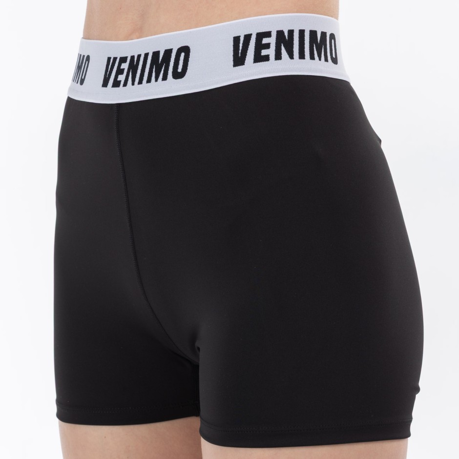 Women’s Training Biker Leggings Black - VENIMO 