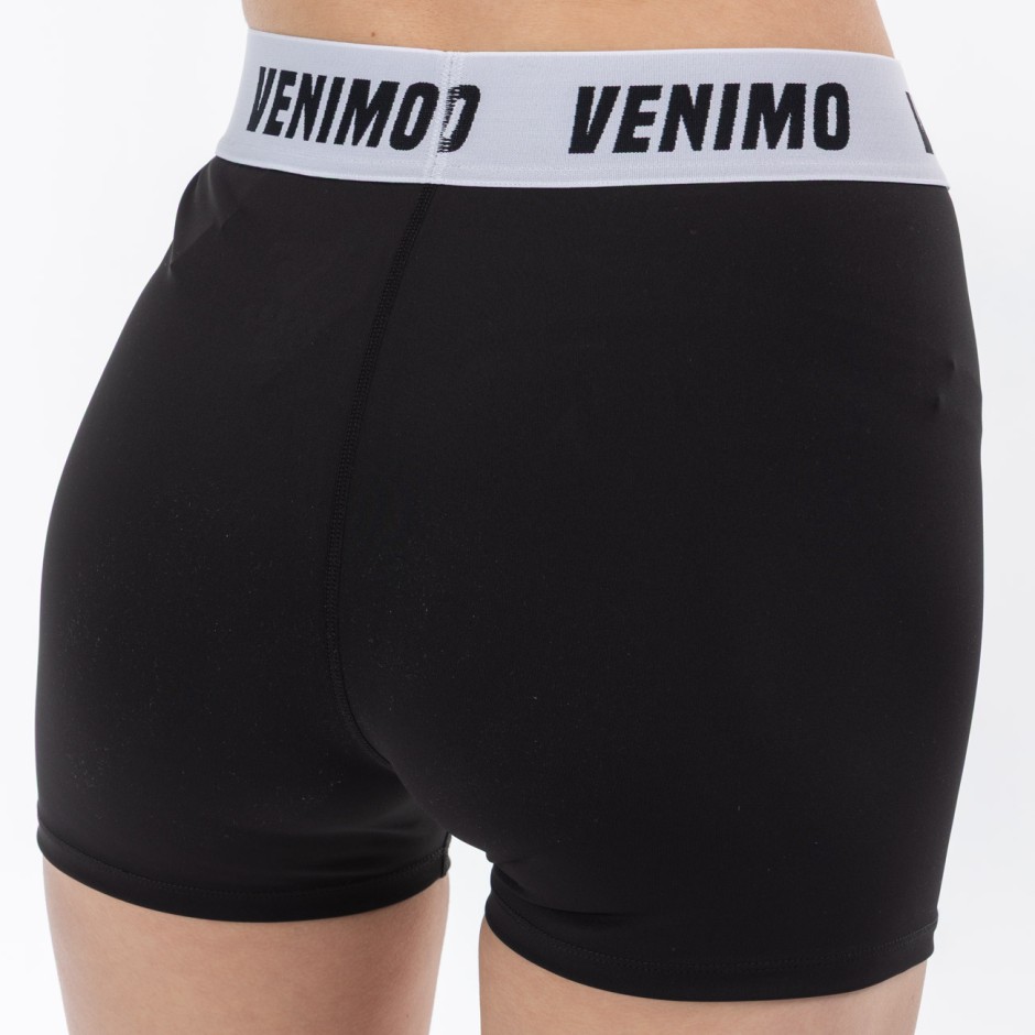Women’s Training Biker Leggings Black - VENIMO 