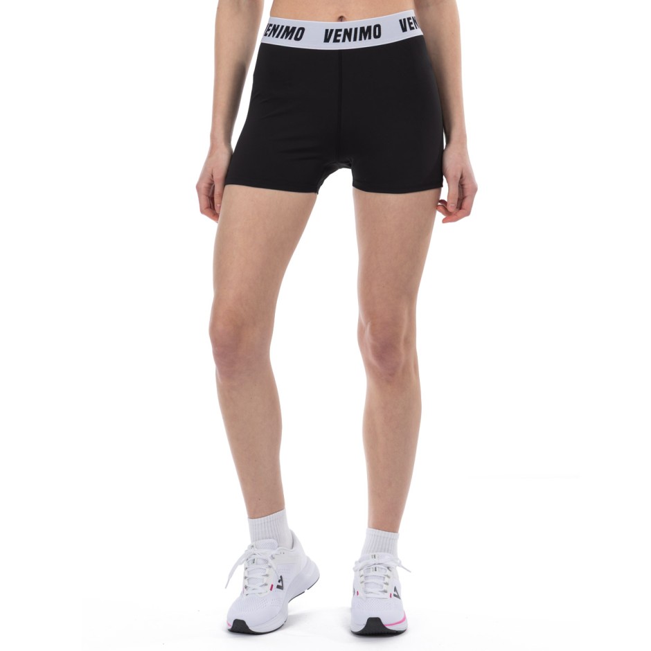 Women’s Training Biker Leggings Black - VENIMO 