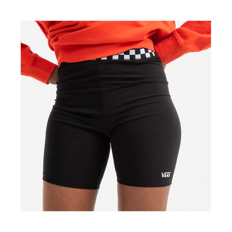 VANS CHECKERBOARD LEGGING SHORT VA5LL7BLK-BLK Μαύρο
