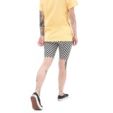 VANS WM FLYING V PRINT LEGGING SHORT CHECKERBOARD Λευκό-Μαυρο Εικόνα 0