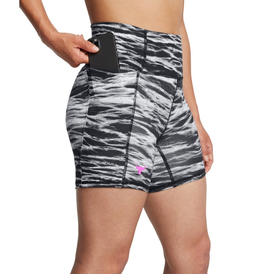 UNDER ARMOUR PROJECT ROCK LETS GO BTB MIDDY PT 1388091-001 White-Black