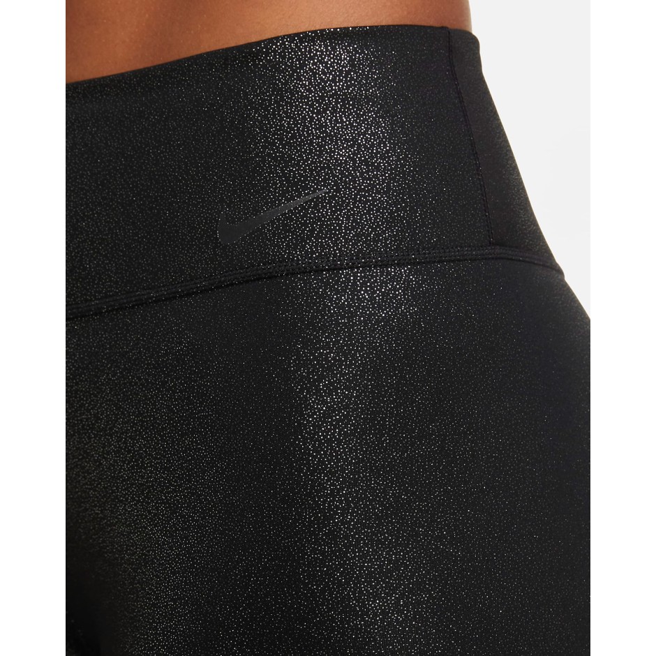 NIKE ONE WOMEN'S SPARKLE 7/8 TIGHTS CU5952-010 Black