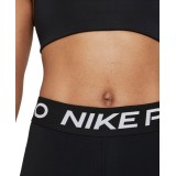 NIKE PRO 365 MID-RISE CROP LEGGINGS CZ9803-013 Black Image 2