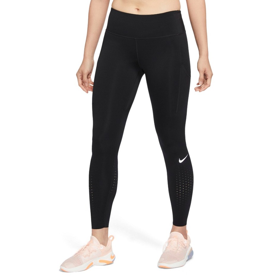 NEW NIKE [M] Women's POWER Epic Fast Running Crop Pants/Capris-Black CZ9238- 010